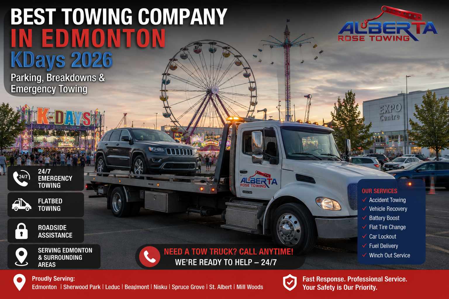 Best Towing Company in Edmonton